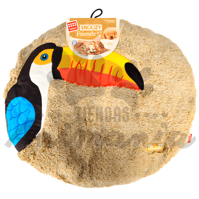 GIGWI COJÍN CAMA TROPICANA SNOOZY FRIENDS PARA MASCOTAS1