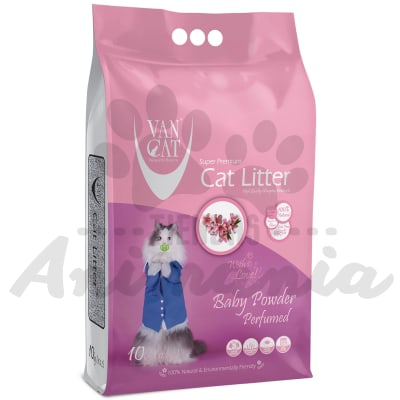 VANCAT ARENA SANITARIA AGLUTINANTE BABY POWDER PERFUMED 10 KG