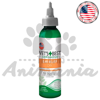 VET´S BEST EAR RELIEF DRY LIMPIADOR DE OÍDO EN SECO 118 ML1