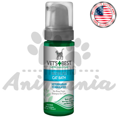 VET´S BEST WATERLESS CAT BATH 150 ML BAÑO SIN ENJUAGUE PARA GATOS1