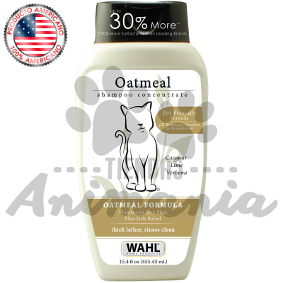 WAHL SHAMPOO PARA GATOS DE AVENA, COCO, LIMA Y ALOE VERA 710 ML1