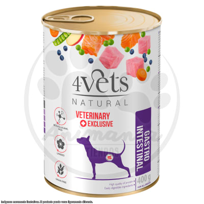 4VETS LATA DOG GASTRO INTESTINAL 400 GR