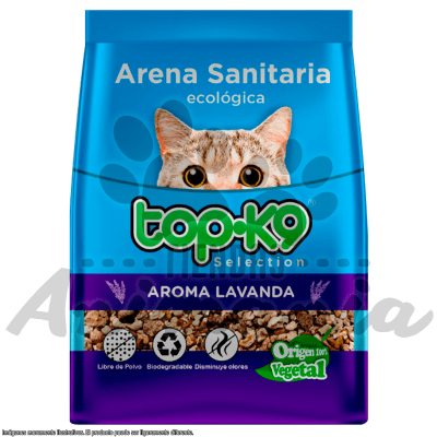 TOP-K9 ARENA SANITARIA ECOLOGICA 10 KG LAVANDA1