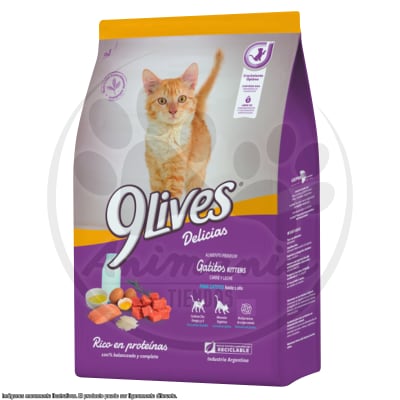 9 LIVES ALIMENTO PARA GATITOS CARNE Y LECHE 8 KG1