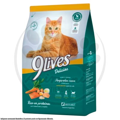 9 LIVES HOGAREÑOS INDOOR Y ESTERILIZADOS 15 KG
