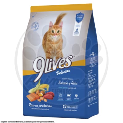 9 LIVES ALIMENTO PARA GATOS ADULTOS SALMON Y ATUN 15 KG