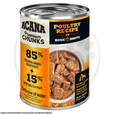 ACANA LATA PERRO POULTRY RECIPE IN BONE BROTH 360 GR