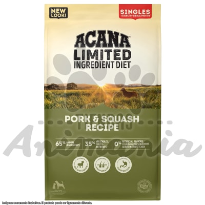 ACANA PERRO PORK & SQUASH | CERDO Y CALABAZA 2 KG