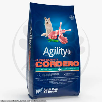 AGILITY+ PERRO ADULTO CORDERO ALL BREEDS - DERMA CARE 15 KG1
