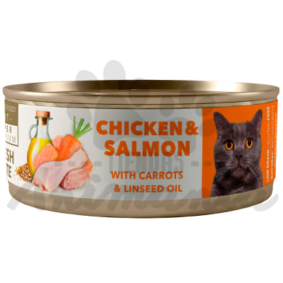 AMITY ALIMENTO HUMEDO ENLATADO POLLO Y SALMON ADULTO 80 GR1