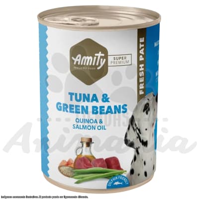 AMITY PERRO LATA TUNA AND GREEN BEANS ADULT | ADULTO ATUN Y POROTOS VERDES 400 GR1