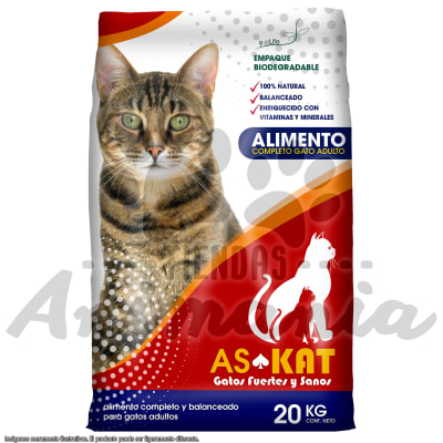 AS-KAT ALIMENTO ECONÓMICO PARA GATOS 20 KG