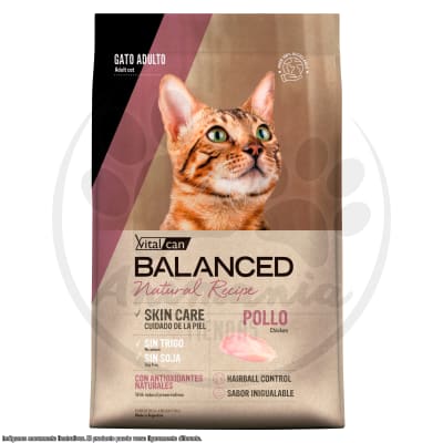 BALANCED GATO NATURAL RECIPE ADULTO POLLO 3 KG