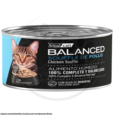 BALANCED GATO ADULTO SOUFFLE DE POLLO GRAIN FREE 85 GR1