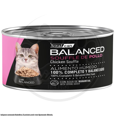 BALANCED GATO CACHORRO SOUFFLE DE POLLO GRAIN FREE 85 GR1