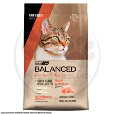 BALANCED GATO NATURAL RECIPE ADULTO TRUCHA PATAGONICA 3 KG