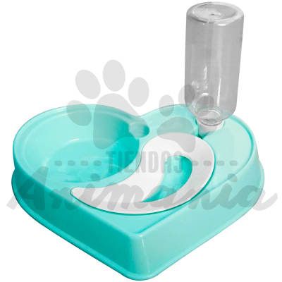 COMEDERO Y BEBEDERO PARA GATOS Y PERROS CON BOTELLA2