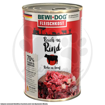 BEWIDOG LATA RICO EN RES 400 GR