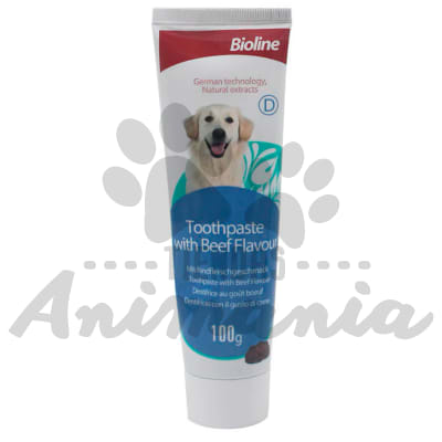 BIOLINE PASTA DE DIENTES SABOR CARNE 100 GR