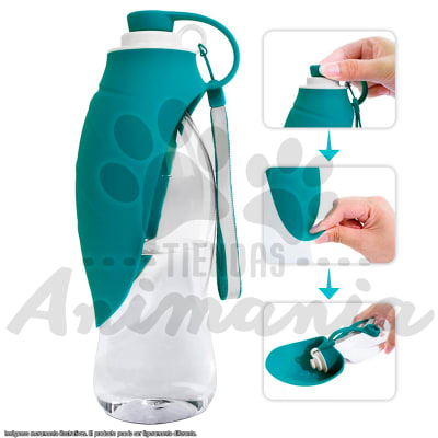 MARBEN PETS BOTELLA CON FORMA DE HOJA 580 ML1