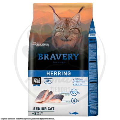 BRAVERY HERRING SENIOR CAT 7 KG