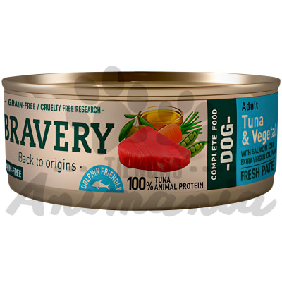 BRAVERY DOG LATA TUNA & VEGETABLES (WITH SALMON OIL & EXTRA VIRGIN OLIVE OIL) 80 GR1
