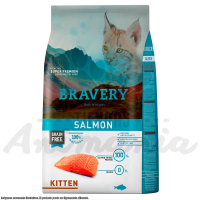 BRAVERY SALMON KITTEN CAT 2 KG