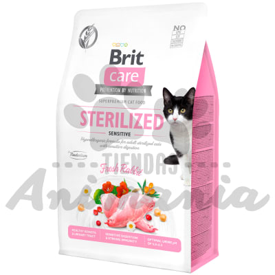 BRIT CARE CAT GRAIN-FREE STERILIZED SENSITIVE 2 KG