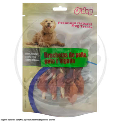 O'DOG BROCHETAS DE POLLO, PATO E HIGADO 100 GR1