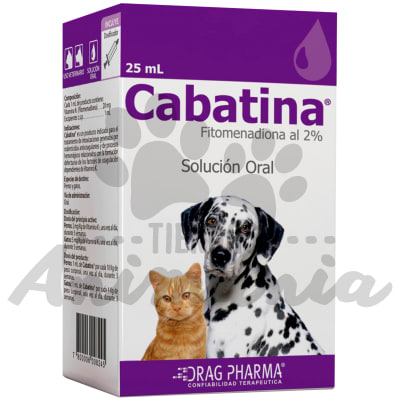 CABATINA SOLUCIÓN ORAL 25 ML