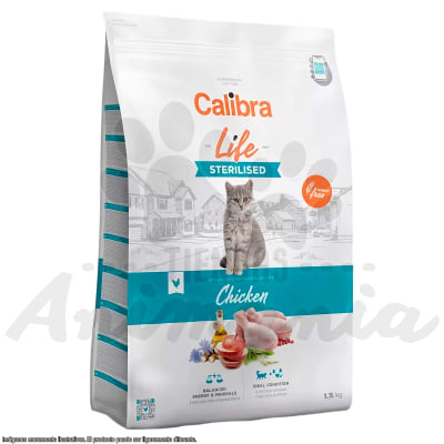 CALIBRA CAT LIFE ADULT STERILISED CHICKEN 1.5 KG1