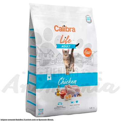 CALIBRA CAT LIFE ADULT CHICKEN 1.5 KG1
