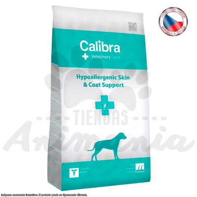 CALIBRA DOG VETERINARY DIETS HYPOALLERGENIC SKIN & COAT SUPPORT 2 KG1