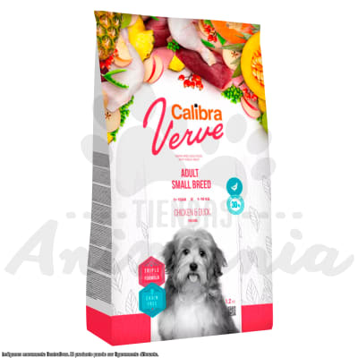 CALIBRA DOG VERVE ADULT SMALL BREED CHICKEN & DUCK 1.2 KG1