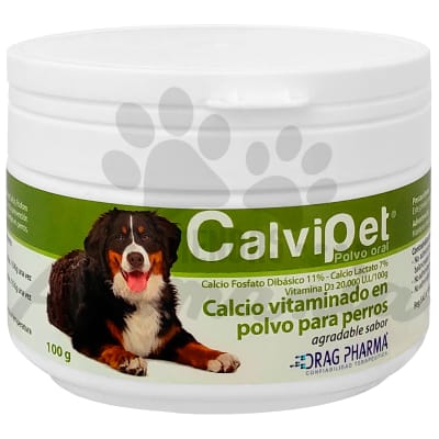 CALVIPET CALCIO VITAMINADO EN POLVO PARA PERROS 100 GR