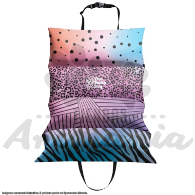 THE ROCKY DOG CAMA DE VIAJE PARA AUTO SIMPLE DISEÑO SAFARI BLACK1