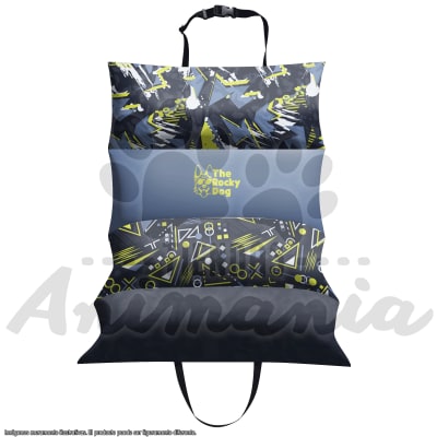 THE ROCKY DOG CAMA DE VIAJE PARA AUTO SIMPLE DISEÑO ABSTRACTO1