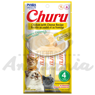 CHURU PREMIO CREMOSO PARA GATOS POLLO CON QUESO 56 GR1