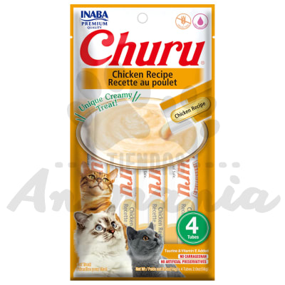 CHURU PREMIO CREMOSO PARA GATOS RECETA DE POLLO 56 GR