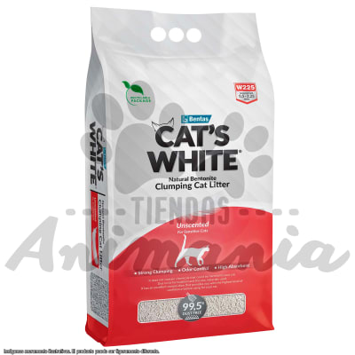 CAT'S WHITE ARENA SANITARIA AGLUTINANTE AROMA NATURAL 15 KG1