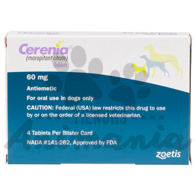 CERENIA 60 MG - 4 COMPRIMIDOS1