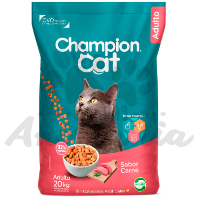CHAMPION CAT GATOS ADULTOS SABOR CARNE 20 KG