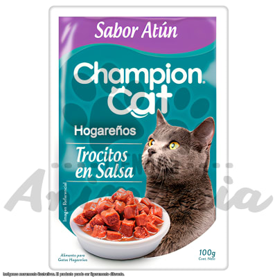 CHAMPION CAT POUCH INDOOR SABOR ATÚN 100 GR