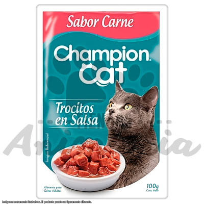 CHAMPION CAT POUCH CARNE 100 GR1
