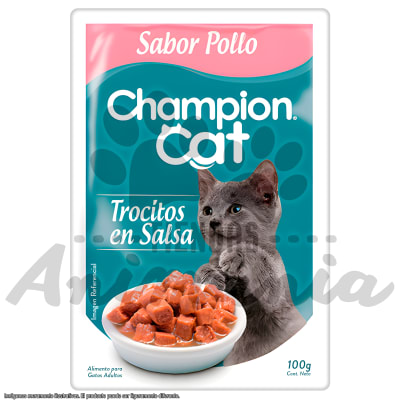 CHAMPION CAT POUCH GATITOS SABOR POLLO 100 GR