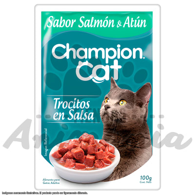 CHAMPION CAT POUCH ATUN & SALMÓN 100 GR1