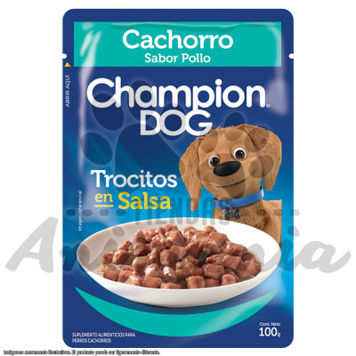 CHAMPION DOG POUCH CAHORRO POLLO 100 GR