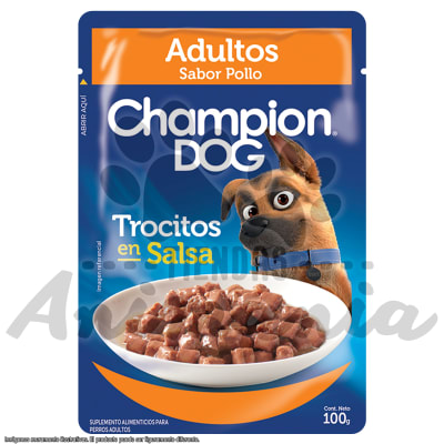 CHAMPION DOG POUCH ADULTO POLLO 100 GR