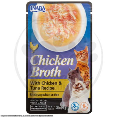 CHURU BROTH CHICKEN TUNA RECIPE - CALDO DE POLLO Y ATUN 50 GR