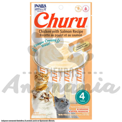 CHURU CAT CHICKEN WITH SALMON RECIPE | RECETA DE POLLO CON SALMON 56 GR